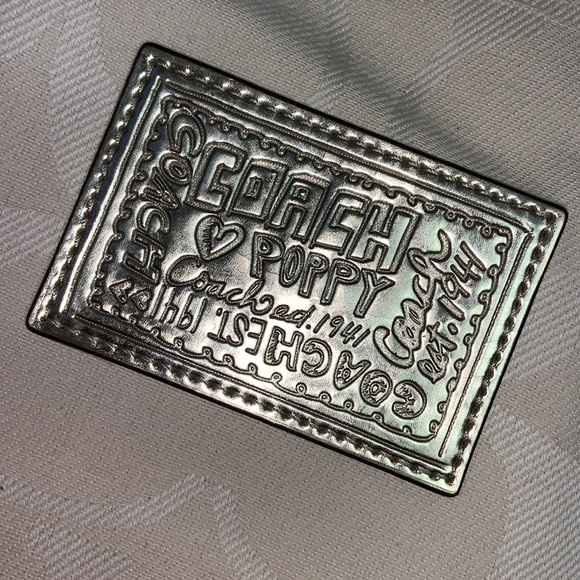 NWT Coach Canvas Patchwork Poppy Collection Tote Bag - Picture 6 of 10